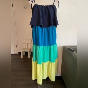 Fun ruffle summer dress!
